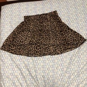 Cheetah Print Skirt